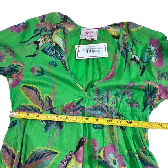 Banjanan Hilary Dress in Woden Hedgerow Classic Green - Picture 11 of 16